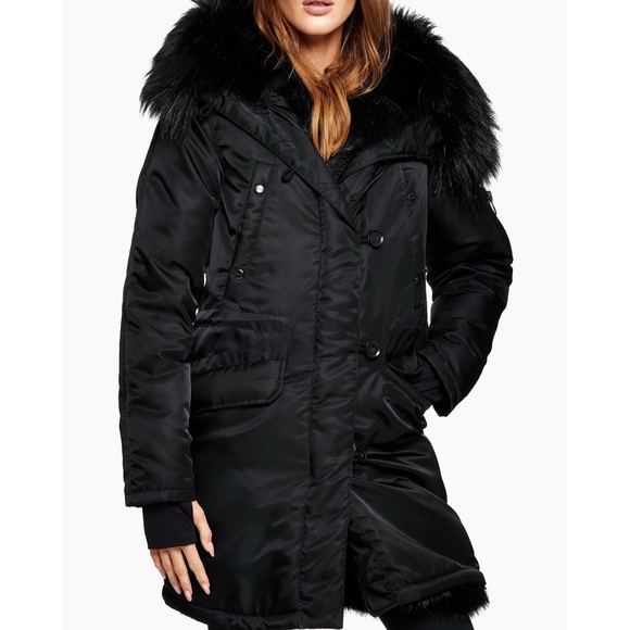 SAM. Stella Faux Fur Lined Down Coat - Picture 2 of 9